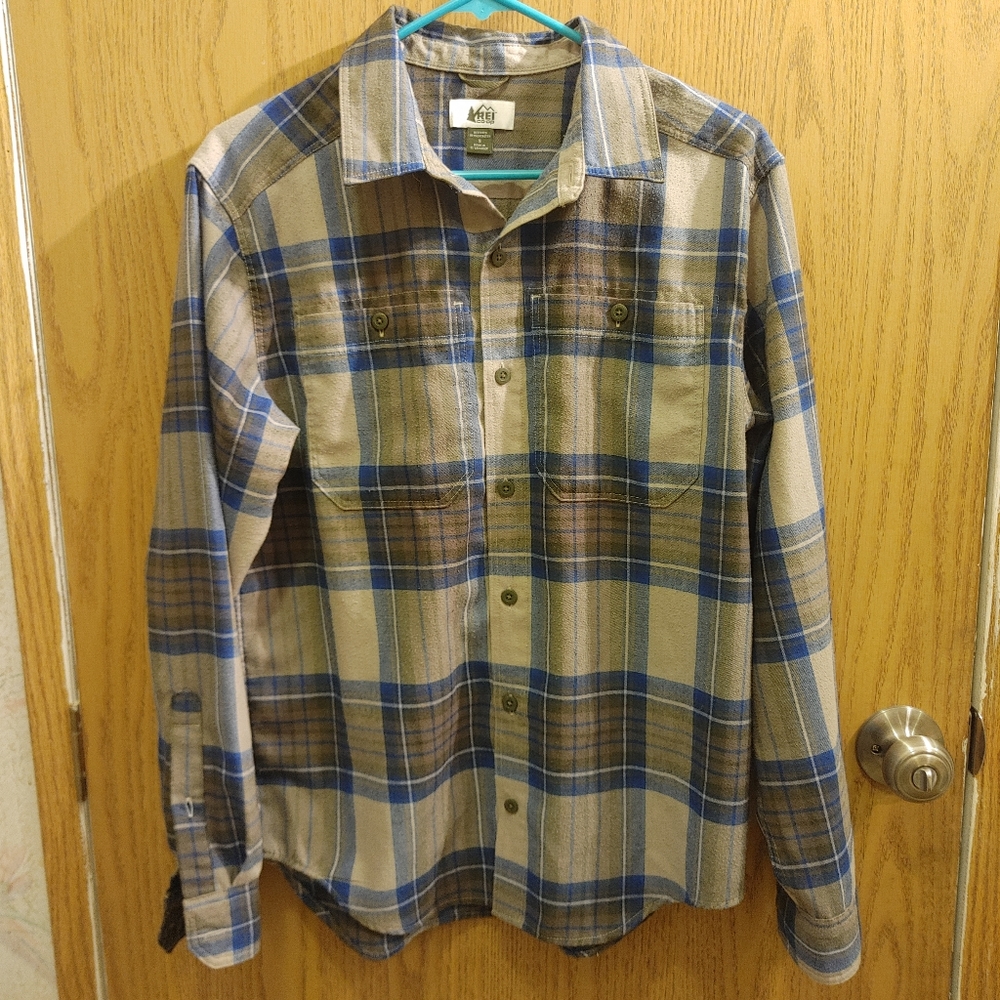 REI Co Op Button up Flannel Shirt